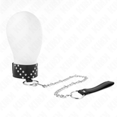 KINK - COLLAR WITH BELT 65 CM WITH ADJUSTABLE V RIVET 36-43 CM X 5 CM